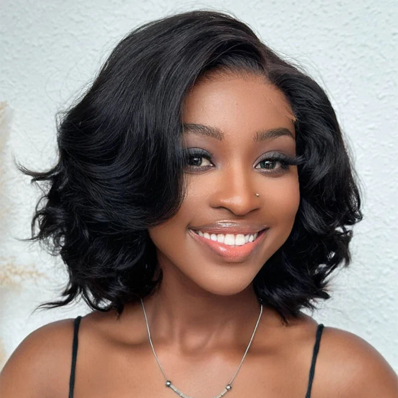 Zlike 250%Density Fluffy Chic And Elegant Highlight Colored Layered Glueless Lace Human Hair Wigs