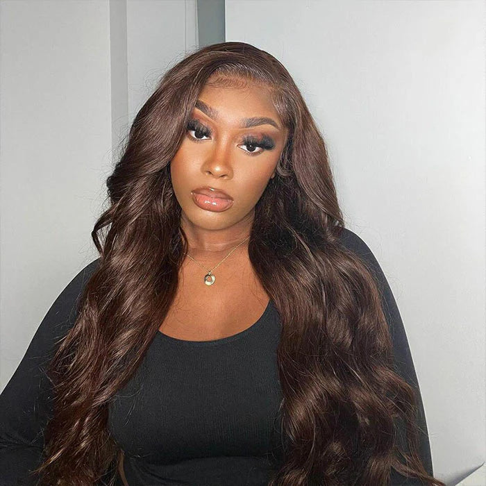 2Wigs = $189 | Wear Go Deep Wave Wig + #4 Chocolate Brown Color Body Wave Wigs