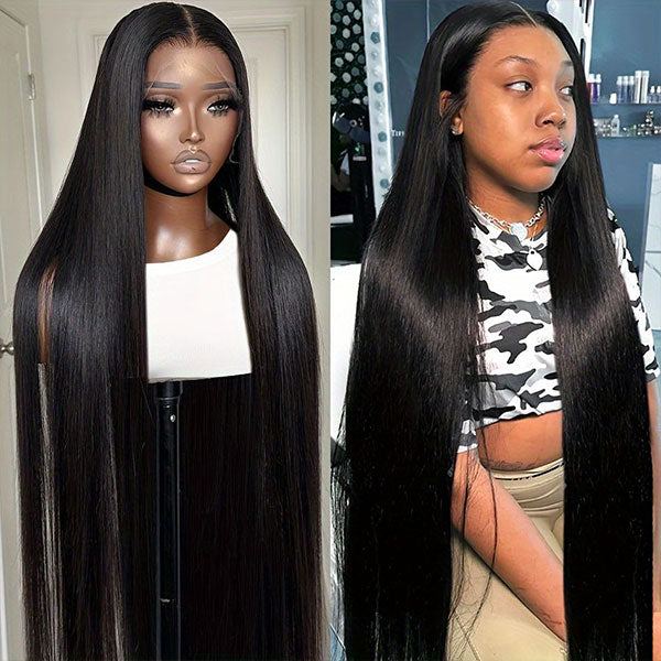 30 Inch 13x4 Lace Front Wig Pre Plucked Hairline 100% Virgin Human Flash Sale