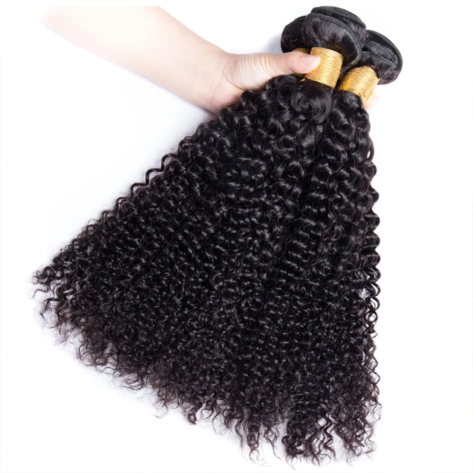 Curly Hair 4 Bundles With 4x4 Lace Closure Virgin Human Hair-Zlike