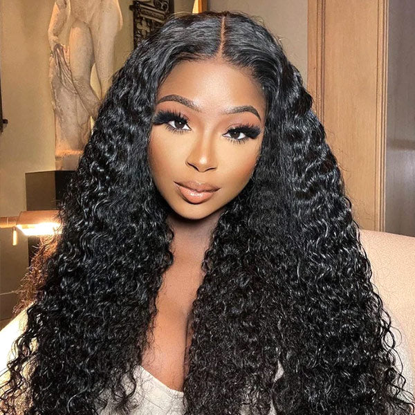 Upgraded Swiss HD Lace Wig Water Wave 180% Density Remy Human Hair Wigs