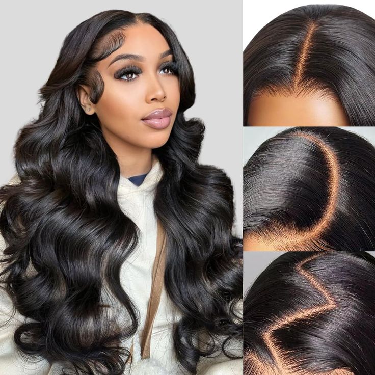 Ready To Go Body Wave 7x5 Transparent Lace Wig Pre Cut Glueless Human Hair Wigs For Women