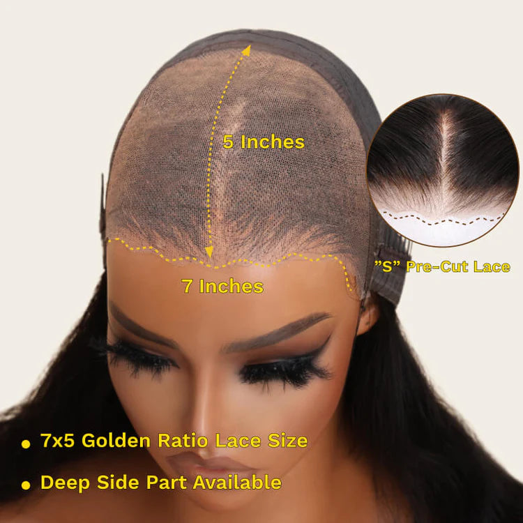 Flash Sale | Wear Go Kinky Curly Glueless 100% Human Hair Lace Closure Wigs With Baby Hair