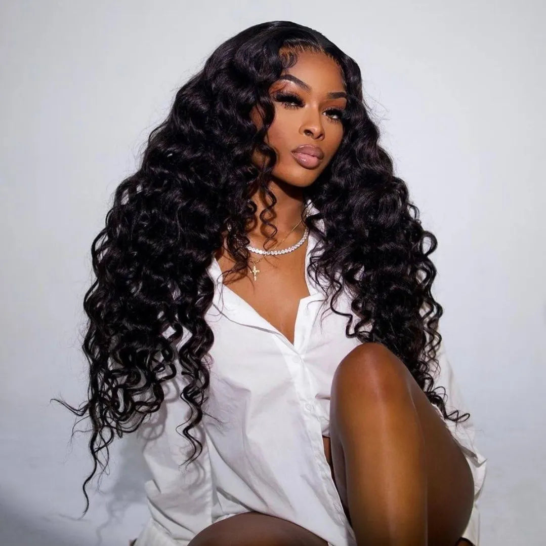 Loose Wave 5x5 HD Lace Closure Wig Pre Plucked Baby Hair Glueless 100% Humam Hair Wigs-Zlike