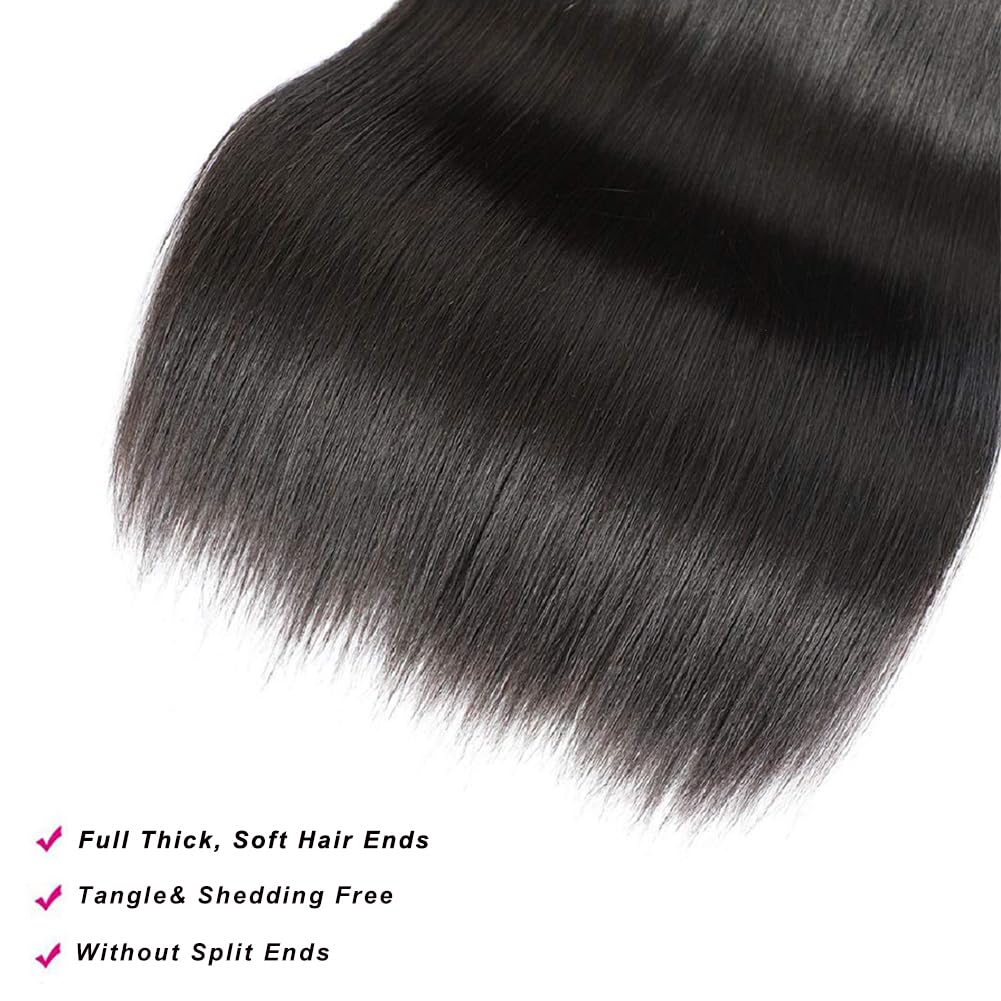 Natural Color Straight Virgin Hair Bundles 4Pcs-Zlike