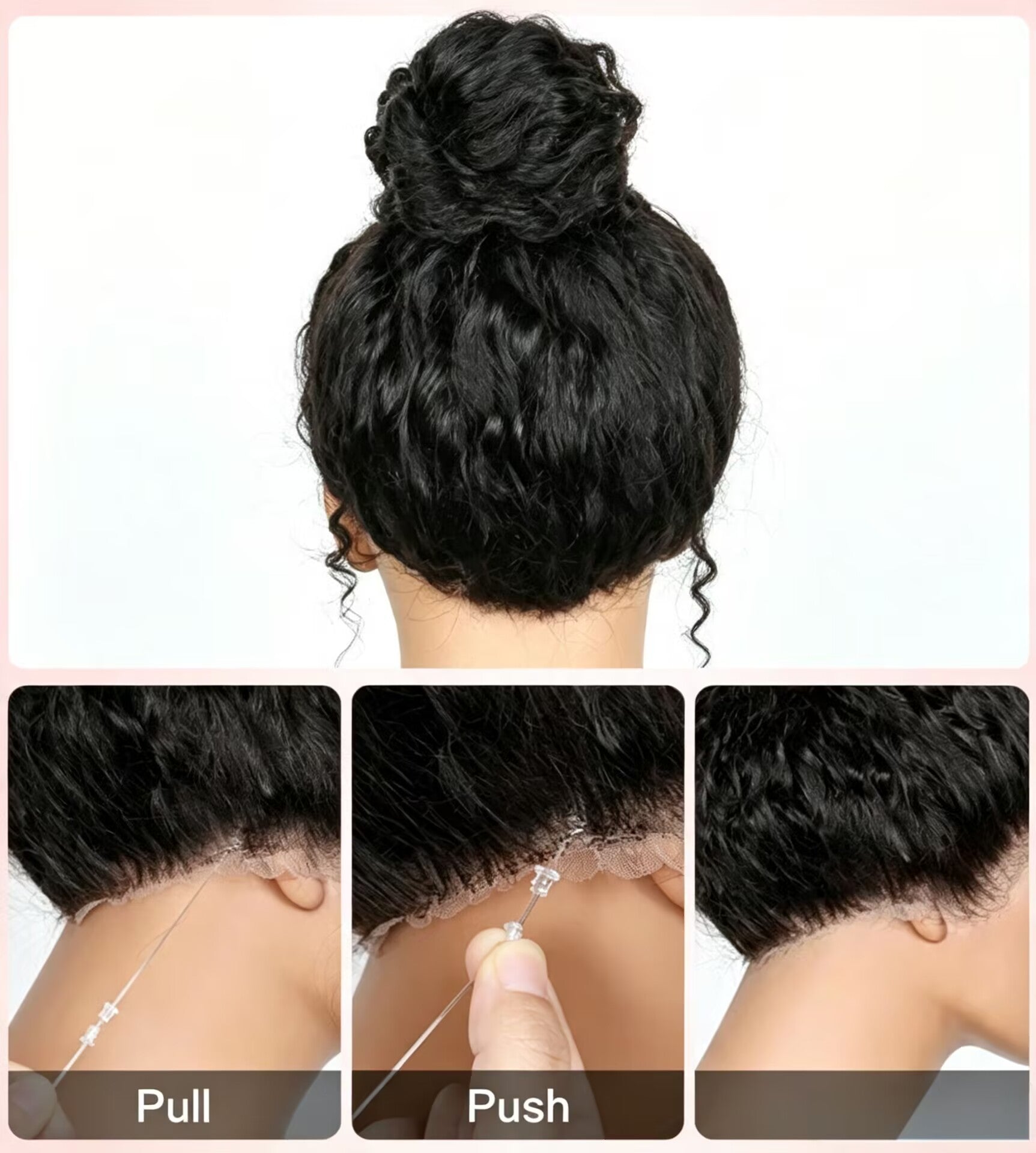 Zlike Pre-Braided Two Strand Twist Glueless 360 Lace Frontal Human Hair Wig With Invisible Drawstring
