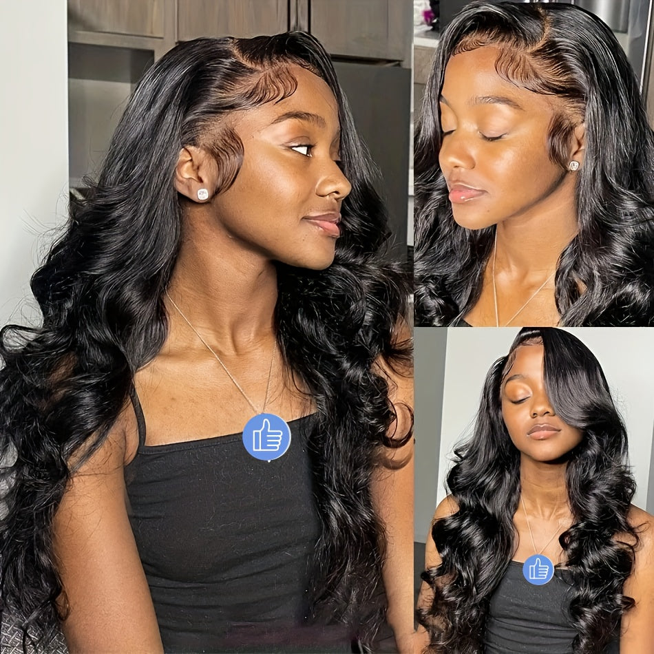 Real HD Lace Wigs Body Wave Pre Plucked 180% Density Human Hair Wigs