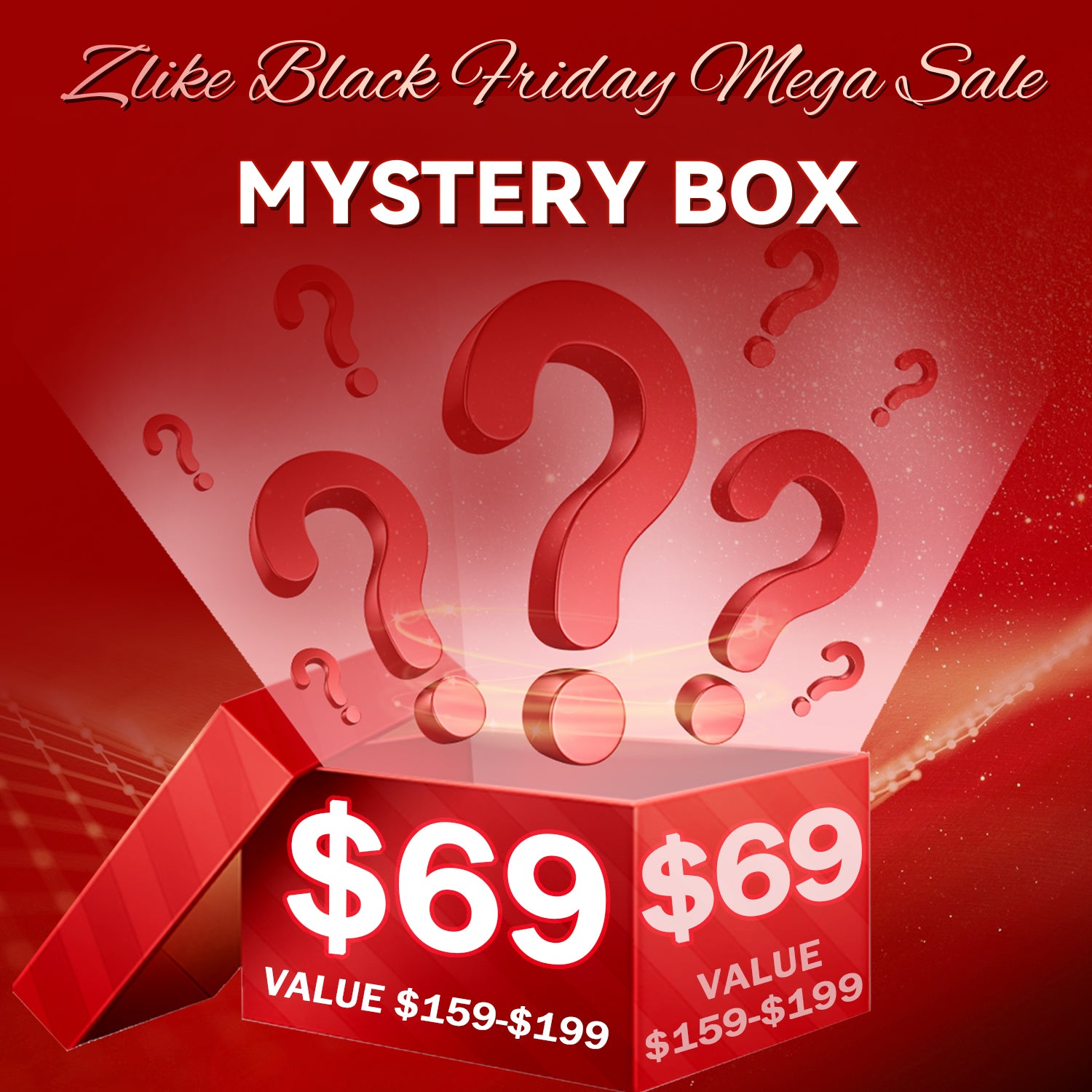 Zlike $69 Mystery Box Win Human Hair Wig And Surprise Gifts Flash Sale