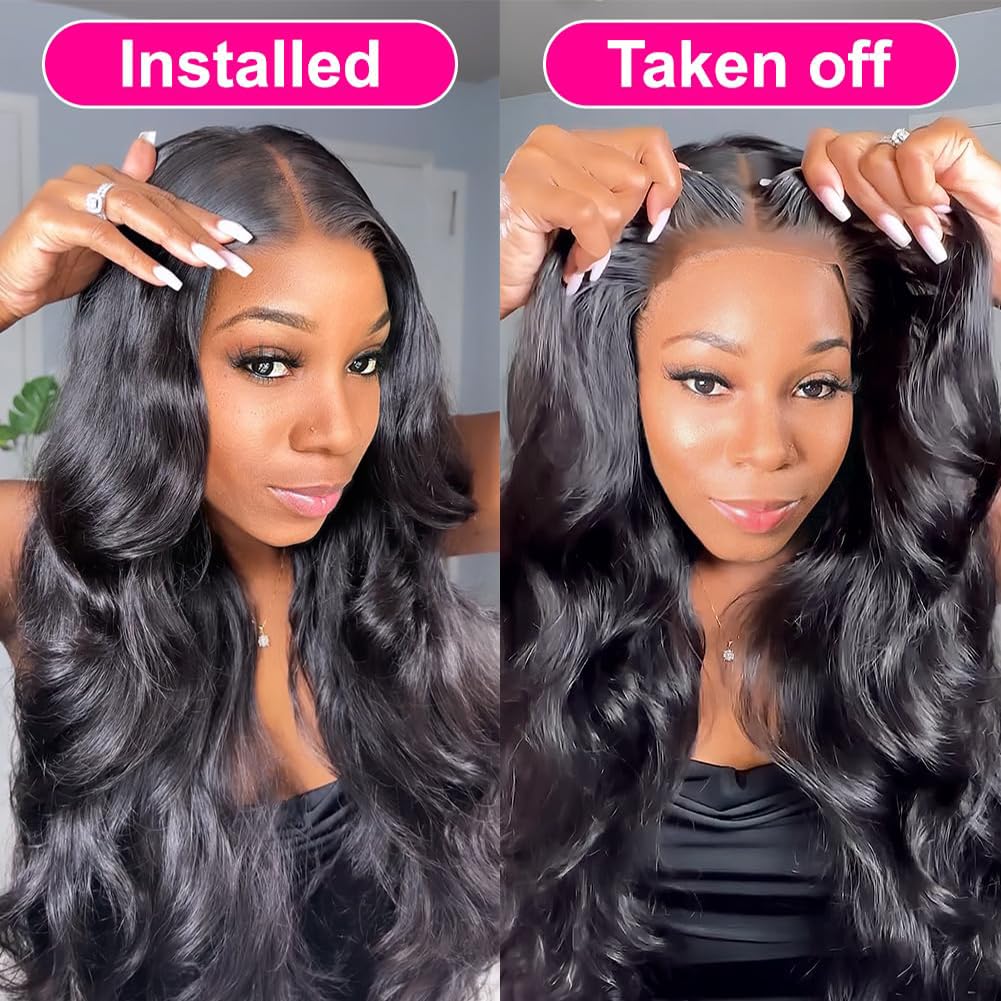 5x5 Body Wave HD Lace Closure Wigs 100% Virgin Human Hair Wigs With Baby Hair-Zlike