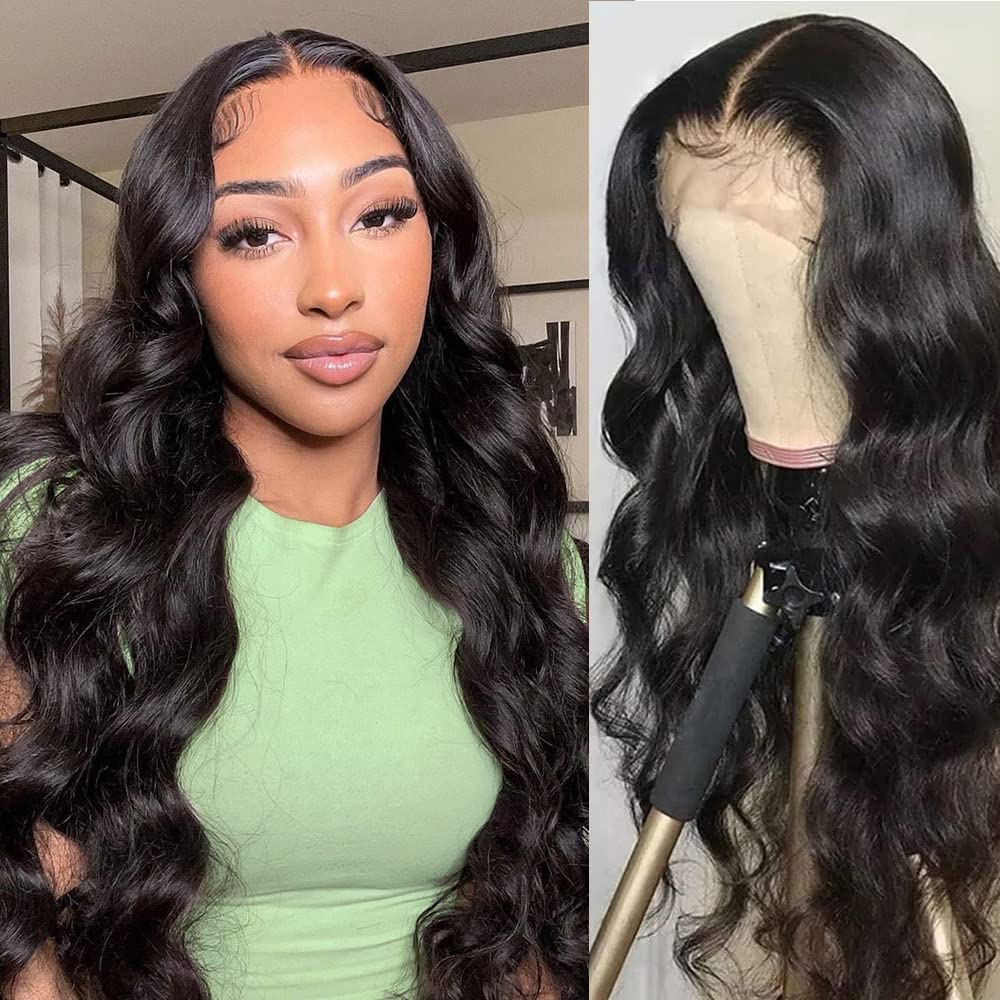 $129 = 2 Wigs | V Part Glueless Wear & Go Body Wave Wig + Glueless Wear & Go Straight Wig With Bangs