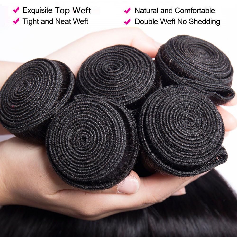 Natural Color Straight Virgin Hair Bundles 4Pcs-Zlike