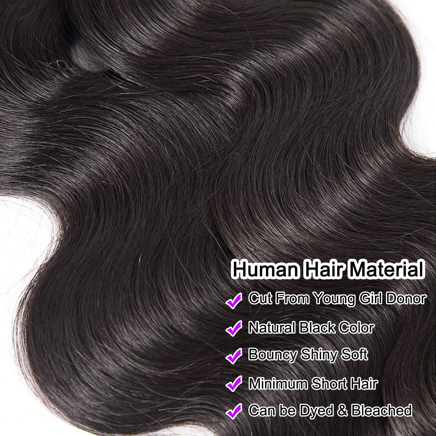 Body Wave Hair 1 Bundle 100% Human Virgin Hair Charming Wave Hair - Zlike