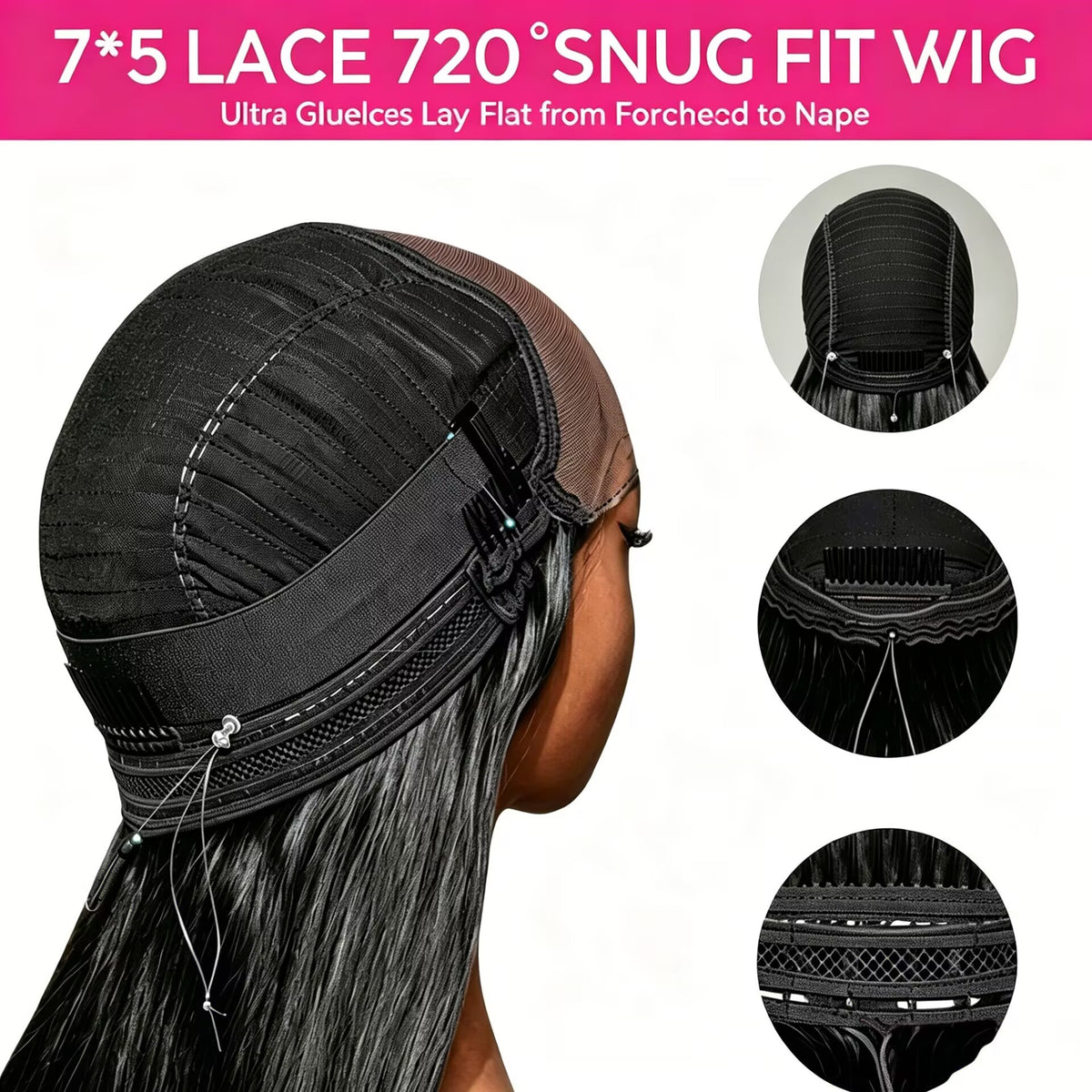 Zlike Honey Blonde Short Bob Body Wave Human Hair Wig Glueless Pre-Styled Salon Finish Ready To Wear Wig