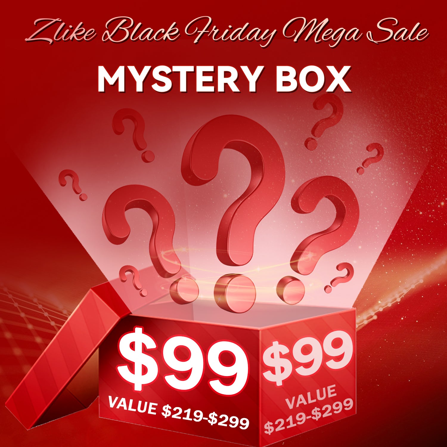 Zlike $99 Mystery Box Win Human Hair Wig And Surprise Gifts Flash Sale