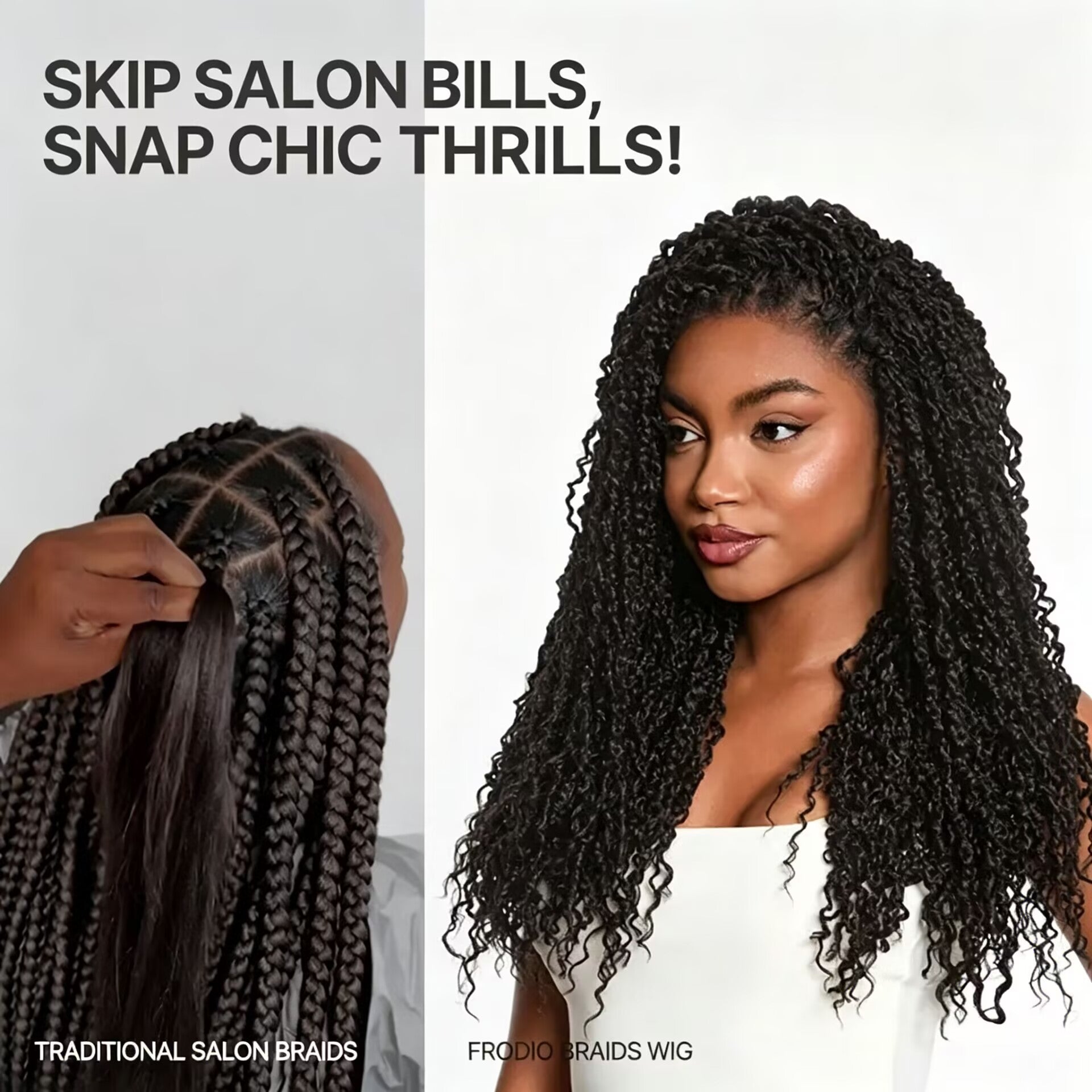Zlike Boho Twist Curly Wig 13x6 Pre-Cut Lace Front Wig Glueless Ready to Wear Human Hair Wi