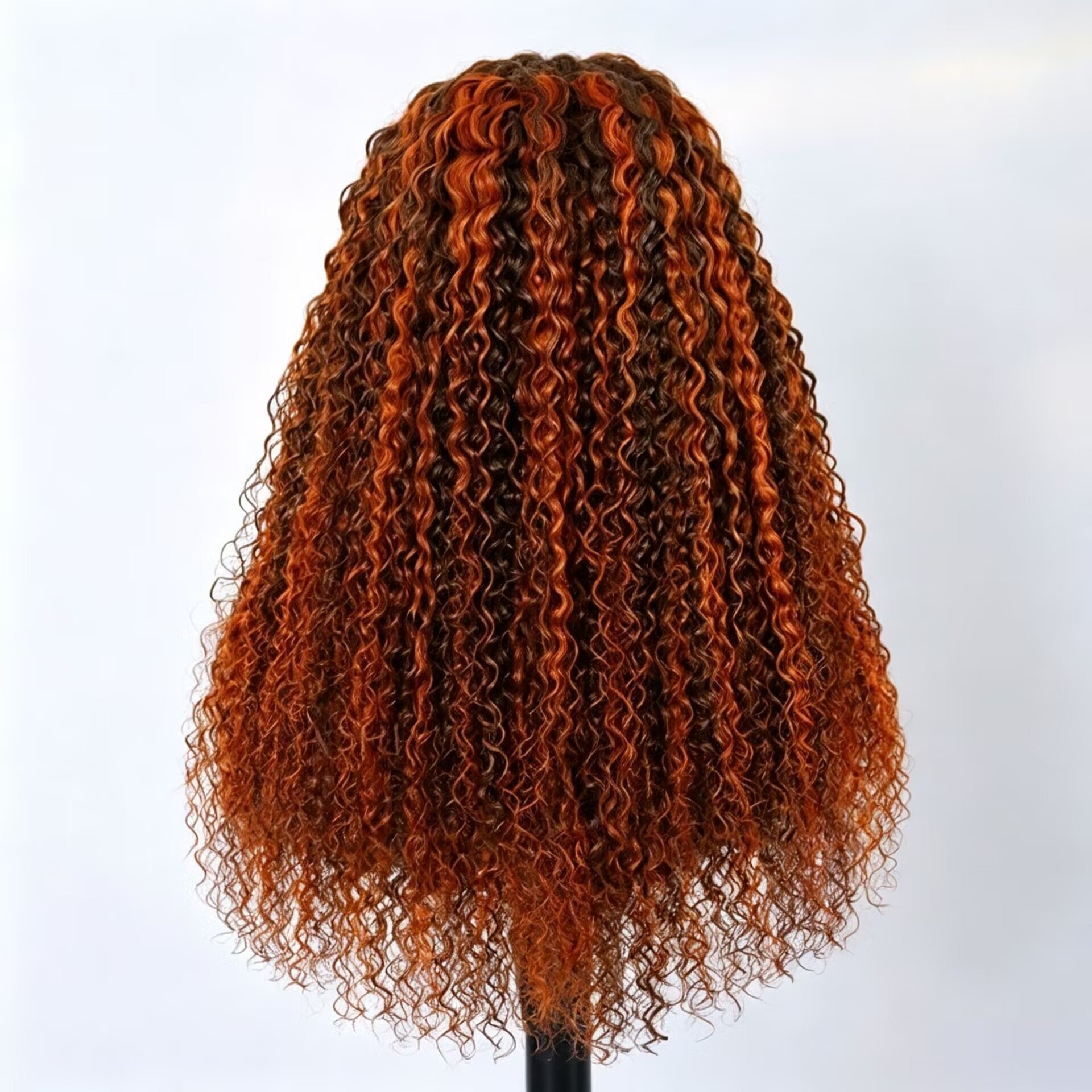Zlike Ginger Highlight Brown Water Wave Bob Wig 7x5 Pull Go Glueless Lace Front Human Hair Wig Natural Hairline Pre-Styled
