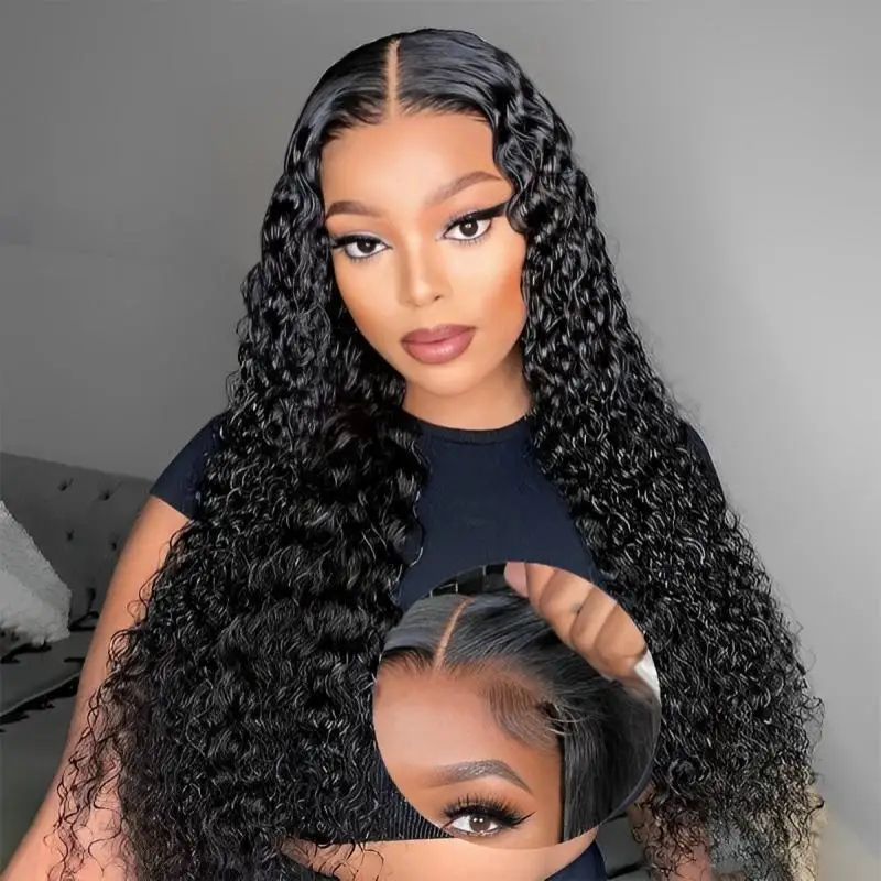 5x5 HD Lace Closure Wigs Wear Go Glueless Water Wave Human Hair Wigs | Flash Sale