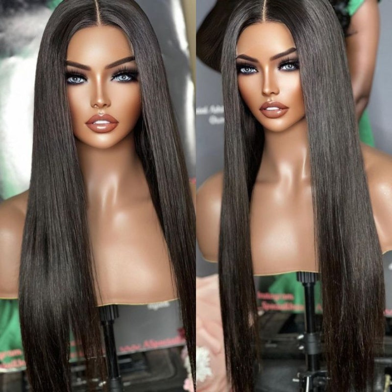 Transparent 4x4 HD Lace Closure Wigs Straight Human Hair Wigs Thick High Density-Zlike