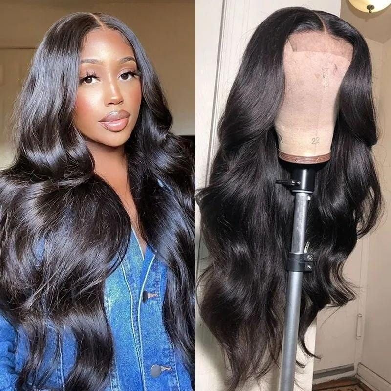 Real HD Lace Wigs Body Wave Pre Plucked 180% Density Human Hair Wigs