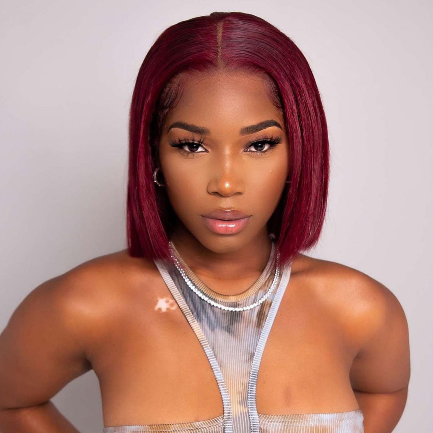 $189=2 Wigs | Reddish Brown #33 Curly Lace Front Human Hair Wigs + Short Orange Straight Bob Wig Human Hair Flash Sale