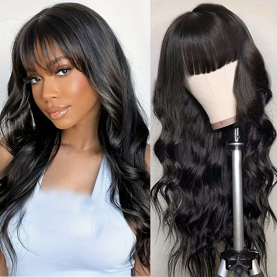 $129/2 Wigs | V Part Glueless Wear & Go Body Wave Wig + Glueless Wear & Go Body Wave Wig With Bangs