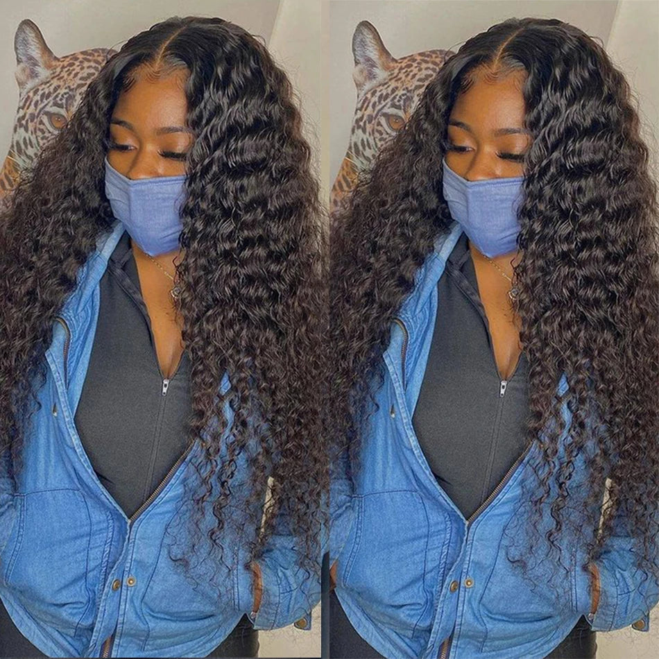 Water Wave Hair 3 Bundles with 13x4 Lace Frontal 100% Virgin Human Hair on Sale-Zlike