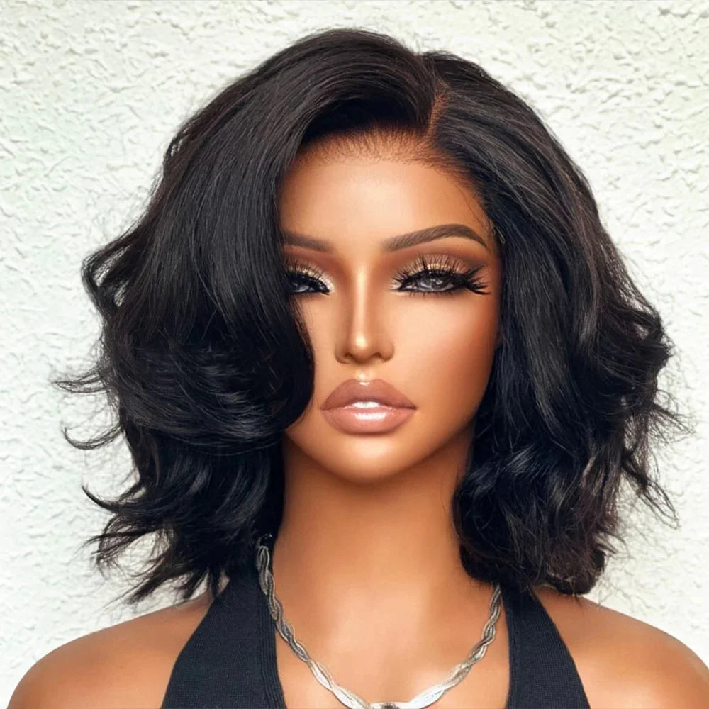 Zlike 250%Density Fluffy Chic And Elegant Highlight Colored Layered Glueless Lace Human Hair Wigs