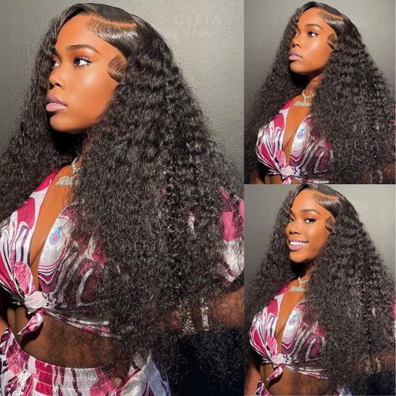 13x4 Pre-cut Lace Front Wig Wear Go Glueless Water Wave Human Hair Wigs | Flash Sale