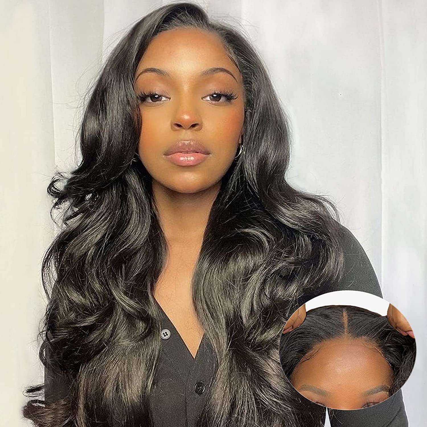 Put On and Go Body Wave Lace Closure Wig Pre Cut Glueless Human Hair Wigs