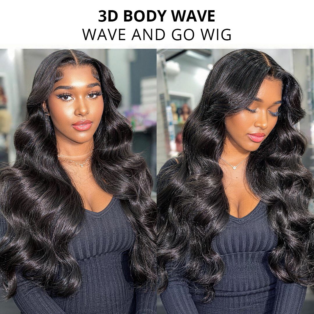 Zlike 13x4 Body Wave Glueless Lace Frontal Wig Human Hair Pre Plucked With Drawstring Wigs
