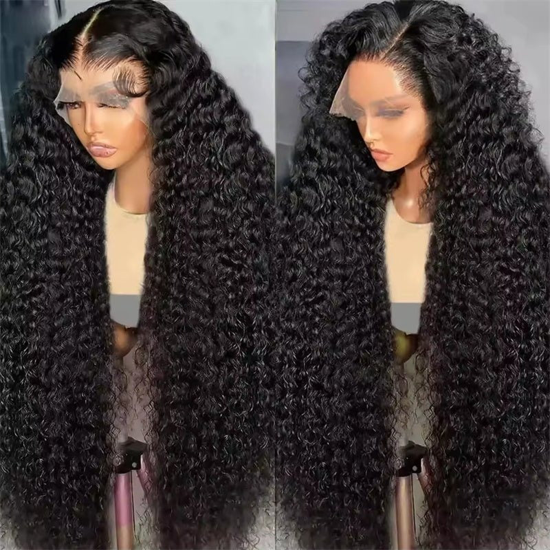 Zlike Burmese Curly Wave Wigs 250% 13x6 Full Lace Front Wig Human Hair Natural Hairline