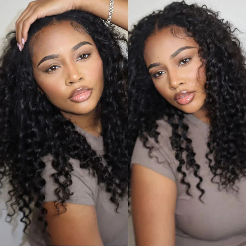Zlike Deep Curly Crochet Human Hair for Natural Boho Braids Miracle knots