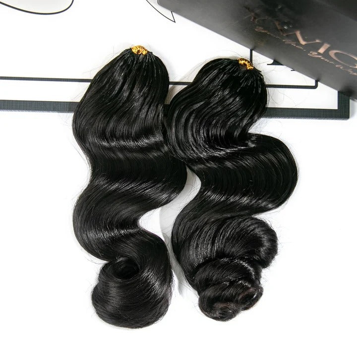 Zlike Loose Wave Crochet Human Hair for Natural Boho Braids Miracle knots