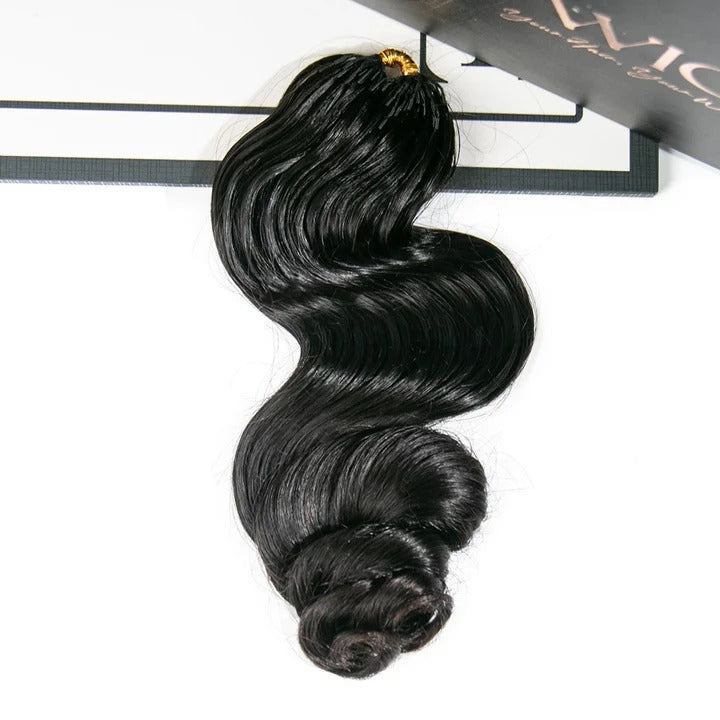 Zlike Loose Wave Crochet Human Hair for Natural Boho Braids Miracle knots
