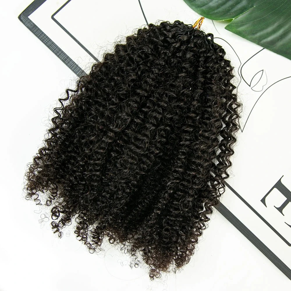 Zlike Kinky Curly Crochet Human Hair for Natural Boho Braids Miracle knots
