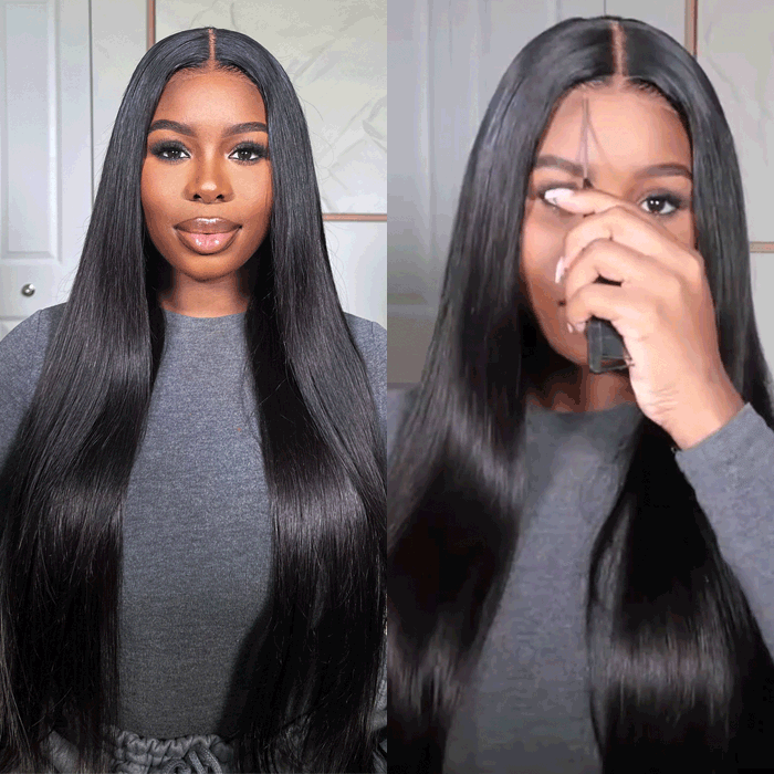 2Wigs = $189 | 5x5 Glueless Straight Wig + Body Wave Wig With Bangs