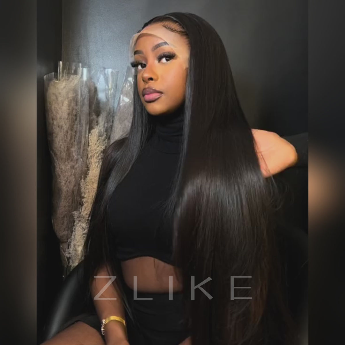 Human-hair wig example from Zlike Hair