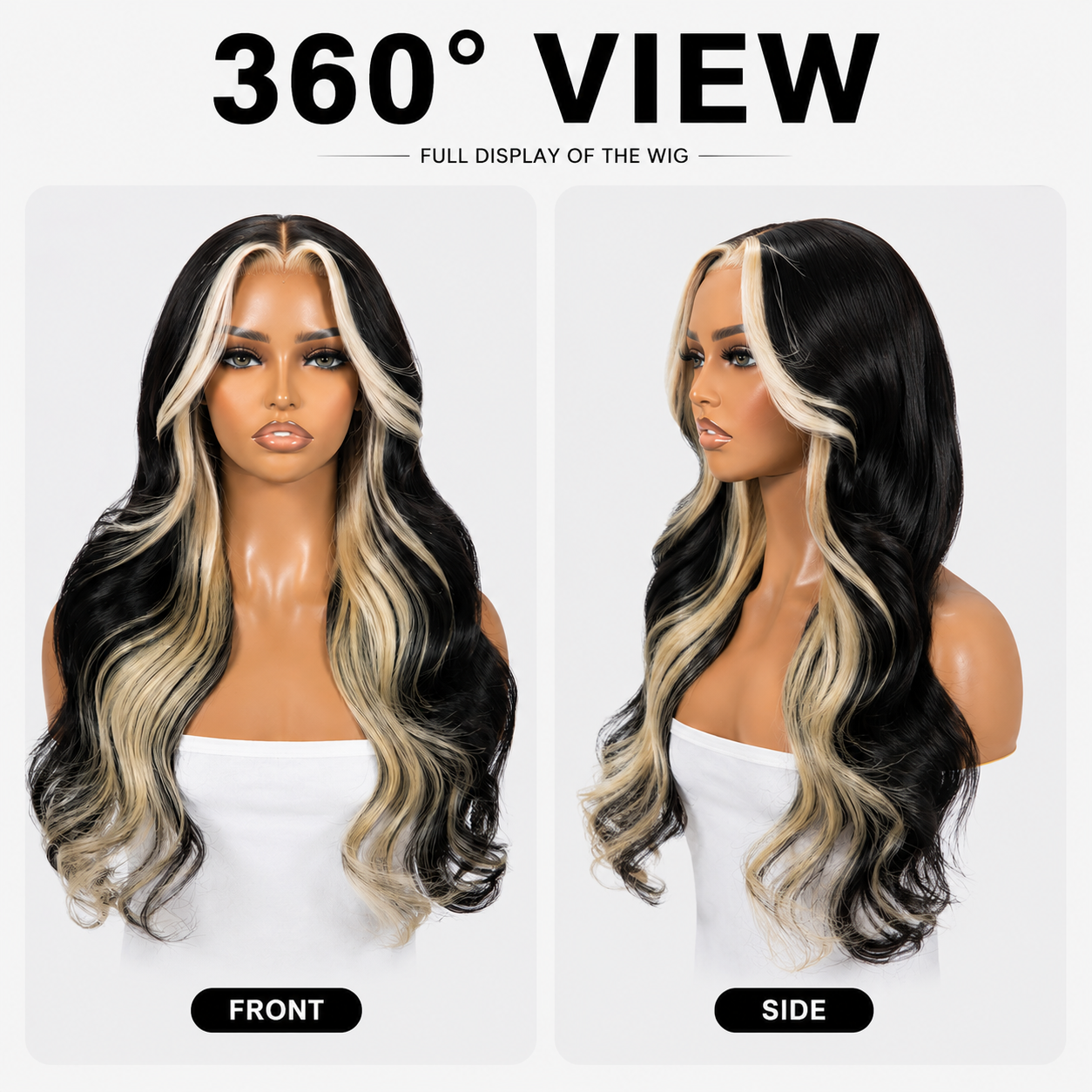 Virgin human hair glueless layered wig features and benefits