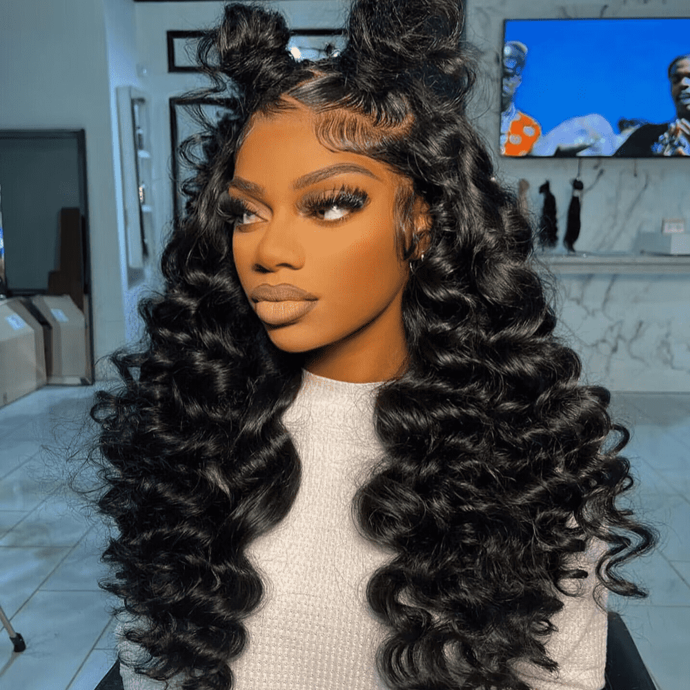 4x4 Loose Wave Hair HD Lace Closure Wigs Natural Color Human Hair Wigs For Women-Zlike