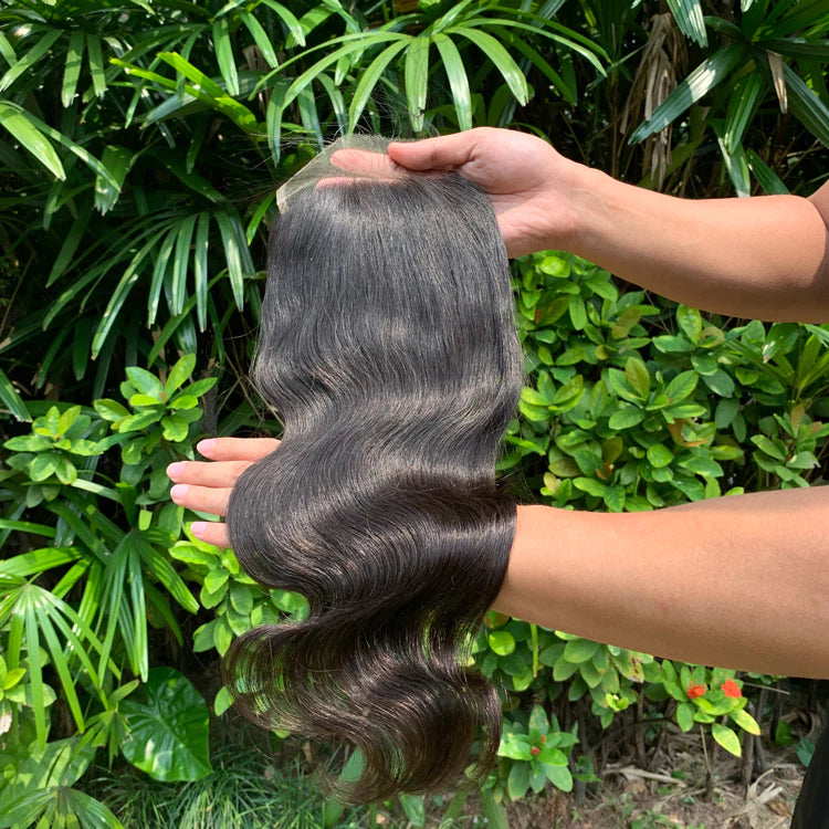 4x4 5x5 13x4 HD Swiss Lace Closure Body Wave Soft Lace Closure