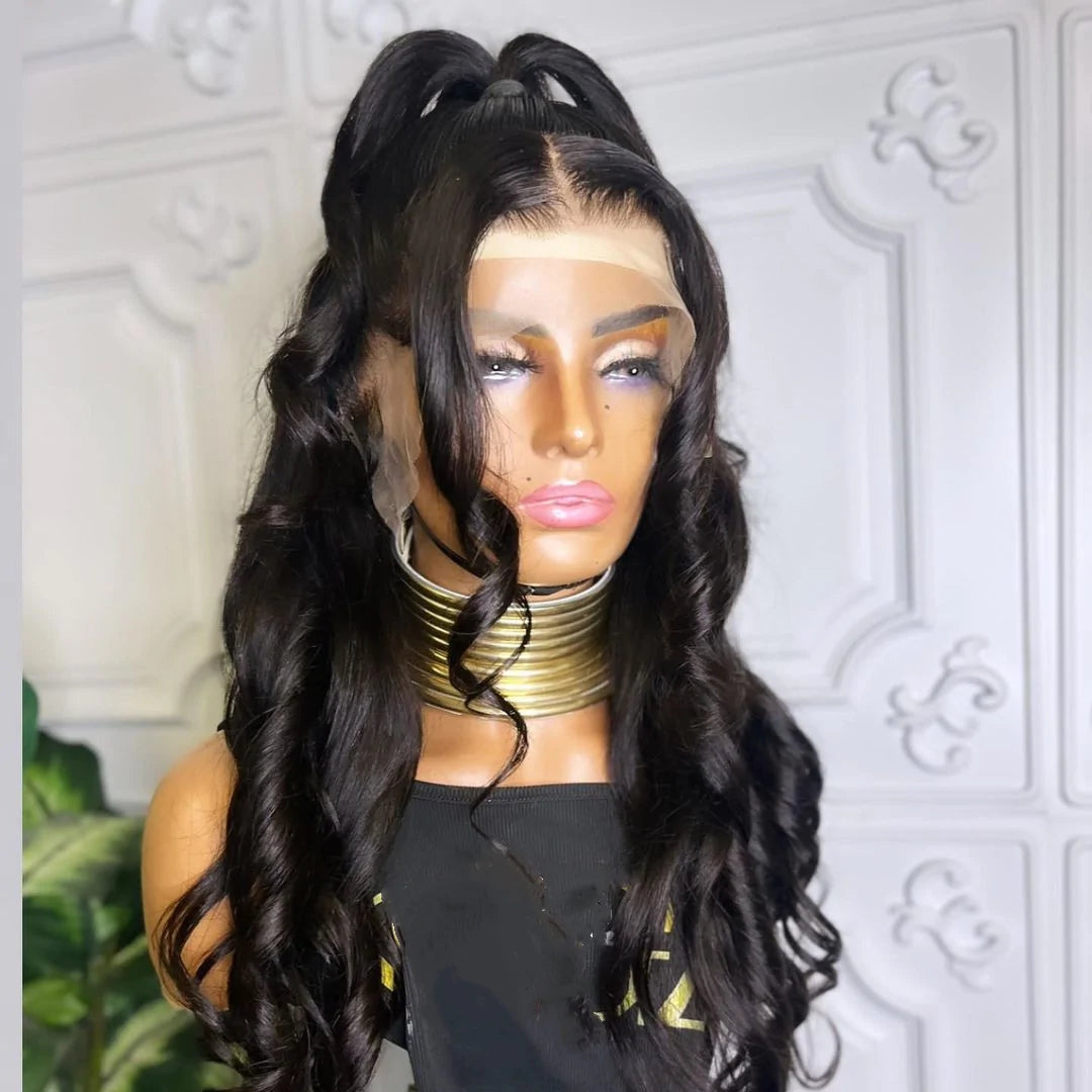 Glueless Loose Wave Wig Virgin Human Hair Wigs 13x4 HD Lace Front Wig Pre Plucked Hairline-Zlike