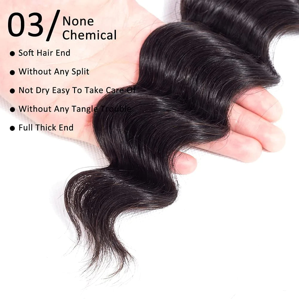 4 Bundles Loose Deep Wave 