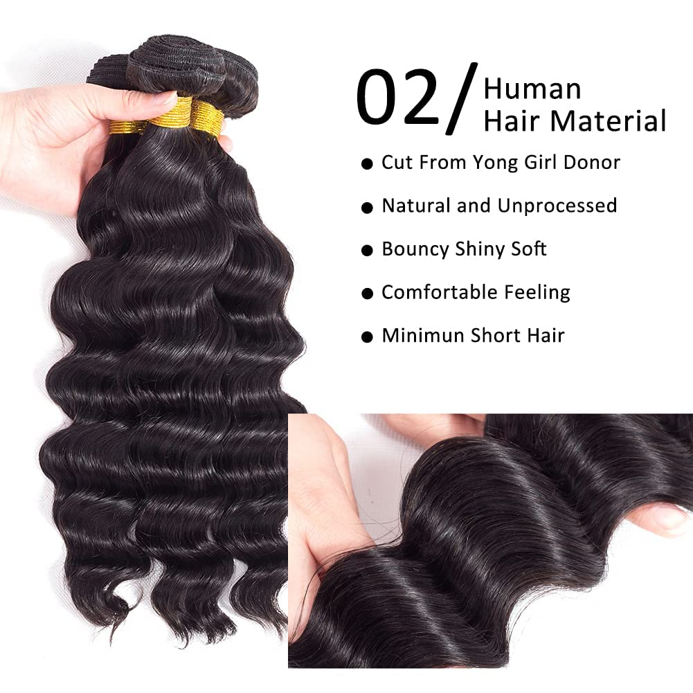 4 Bundles Loose Deep Virgin Material