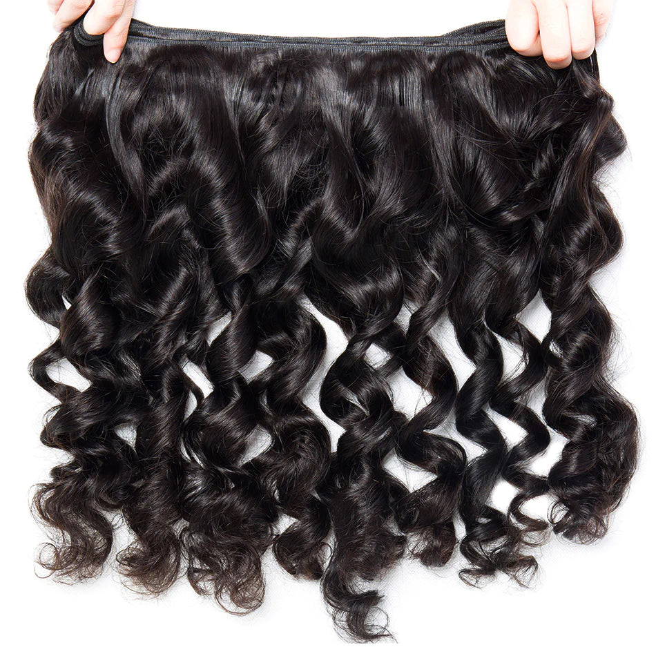 4 Bundles Loose Wave Human Hair Detail