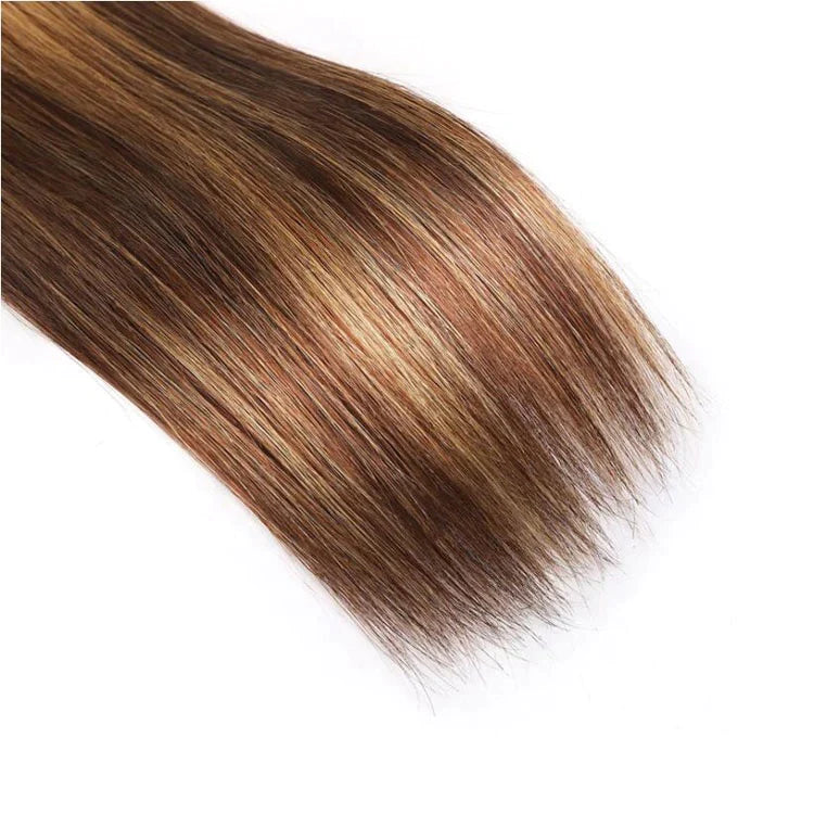 Highlight Straight 4/27 Hair 3 Bundles Remy Hair Extensions-Zlike