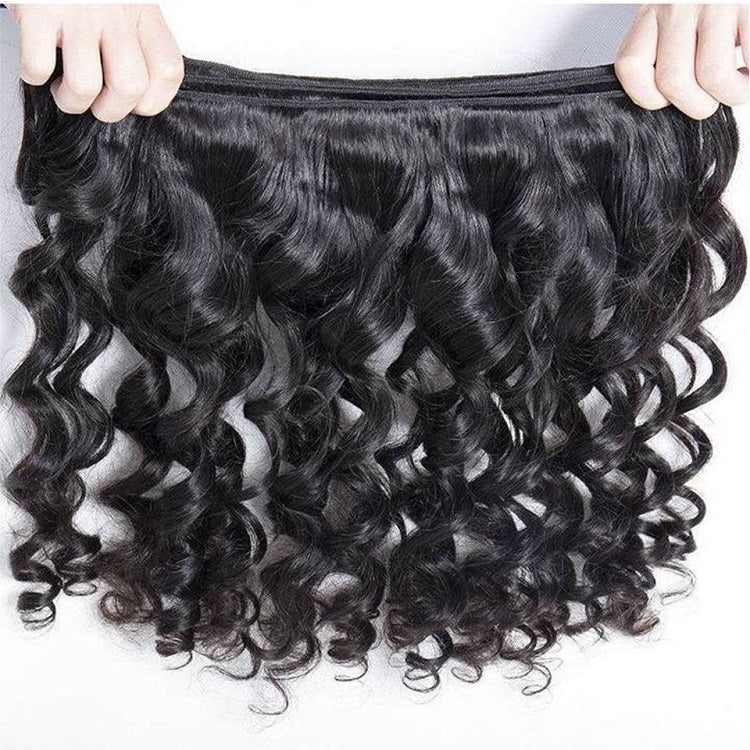 Loose Wave Bundles 3 Pcs Natural Black Hair Extensions-Zlike