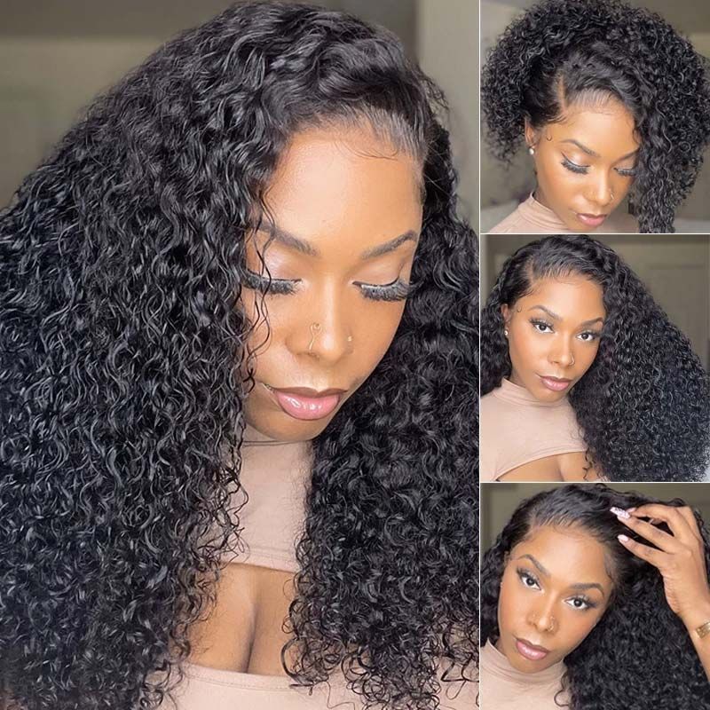 Jerry Curly 5x5 HD Lace Closure Wig Pre Plucked With Baby Hair Glueless 100% Real Humam Hair Wigs-Zlike