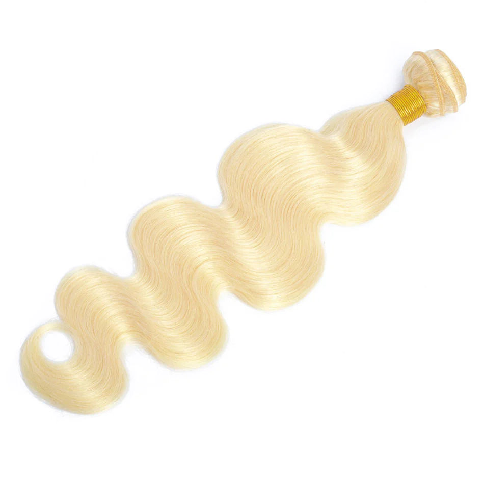 Blonde Body Wave 4 Bundles 613 Colored Human Hair Weave-Aaliweya