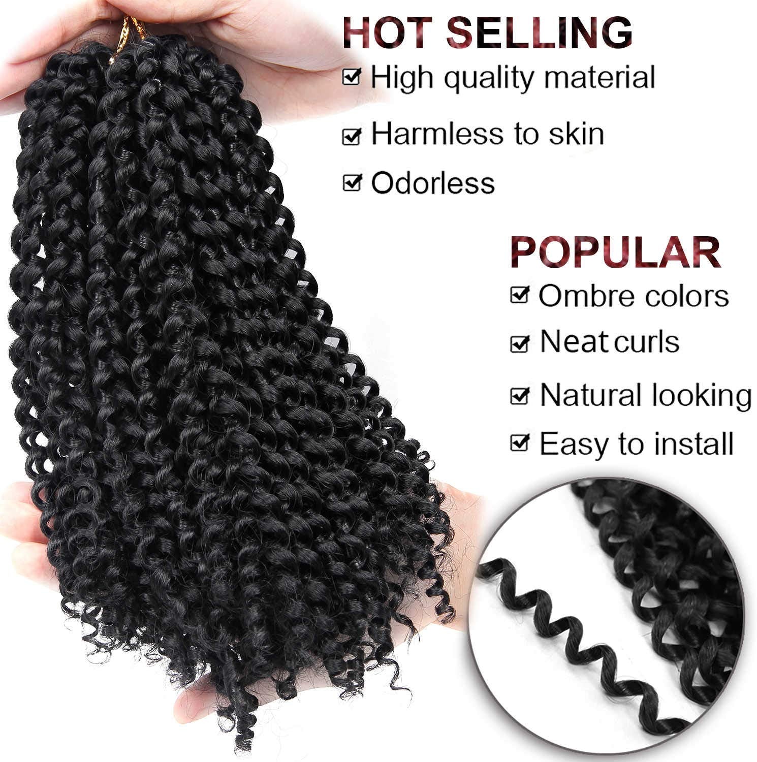 Curly Wave Hair 1 Bundle 100% Human Virgin Hair - ZLIKE