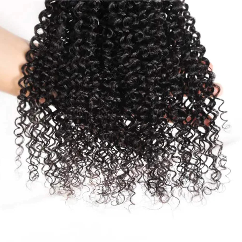 Curly Hair 4 Bundles With 4x4 Lace Closure Virgin Human Hair-Zlike